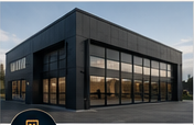 Modern commercial building
